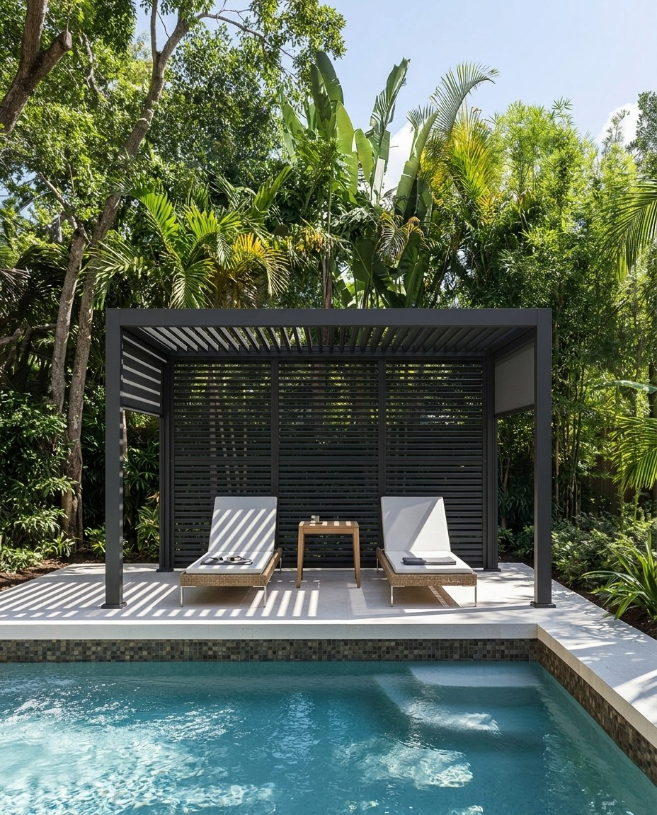 Outer Pergola 10' x 12' Adjustable Louvered Aluminum