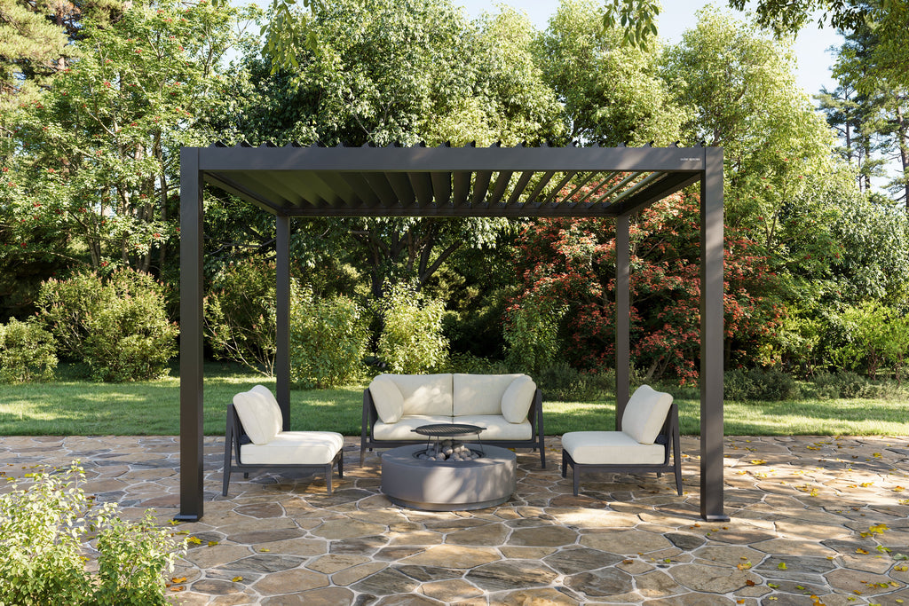 Outer Pergola 10' x 12' Adjustable Louvered Aluminum