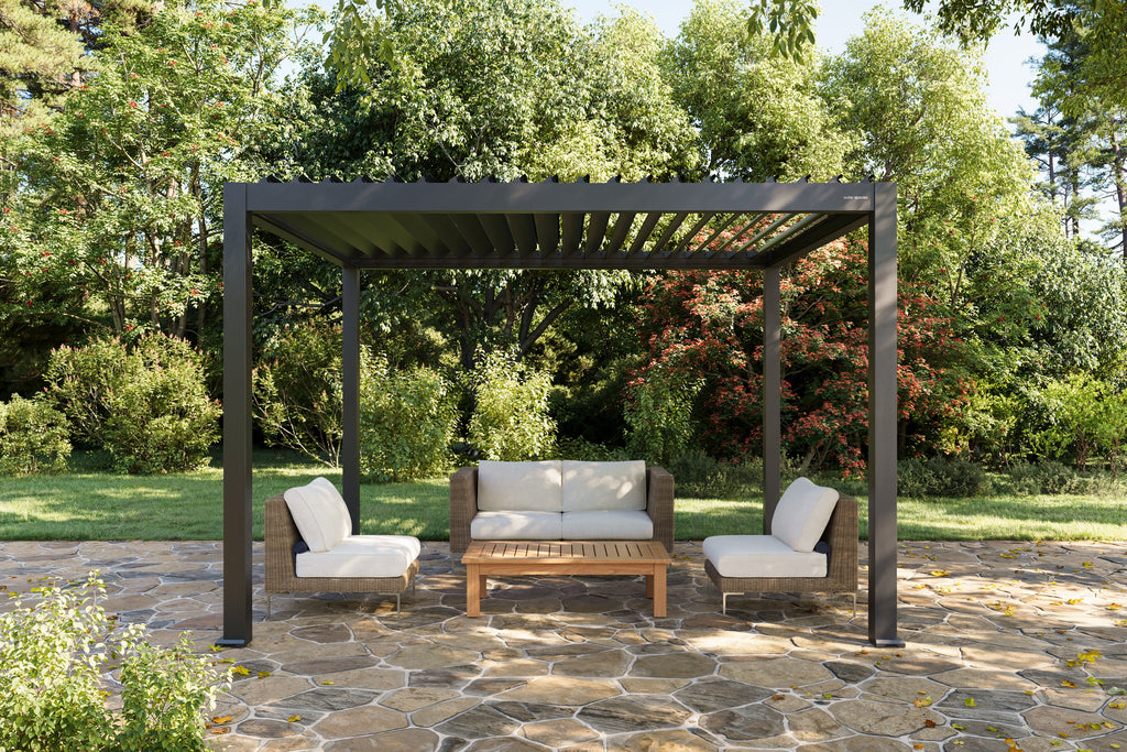 Outer Pergola 10' x 12' Adjustable Louvered Aluminum