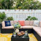 Axis 106.2" Classic Outdoor Sectional Set, 7-Piece