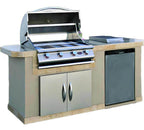 Cal Flame Pacifica Q 7 Ft. BBQ Grill Island - BBK701