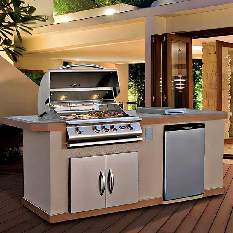 Cal Flame Bel Air Q 8 Ft. BBQ Grill Island - BBK810
