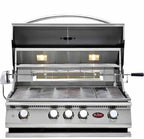 Cal Flame Carmel Q 8 Ft. L-Shaped Outdoor BBQ Kitchen Island - BBK870