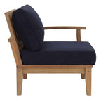 Patio Elegance Outdoor Lounge Set - Marina 9-Piece Teak Collection by Modway