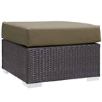 Patio Elegance Outdoor Sectional Set - 10-Piece Convene Lounge Set by Modway