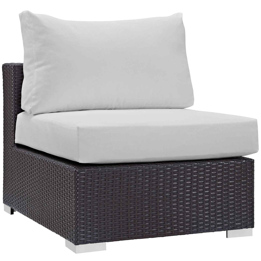 Patio Elegance Outdoor Sectional Set - 10-Piece Convene Lounge Set by Modway