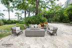 Elementi Andes Fire Table - Light Gray