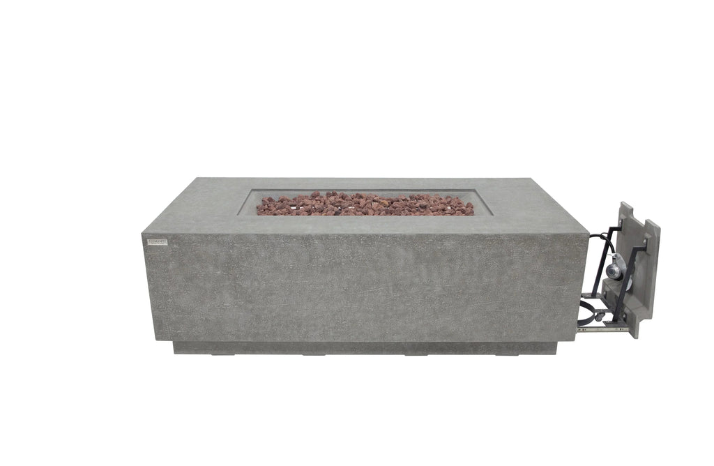 Elementi Andes Fire Table - Light Gray