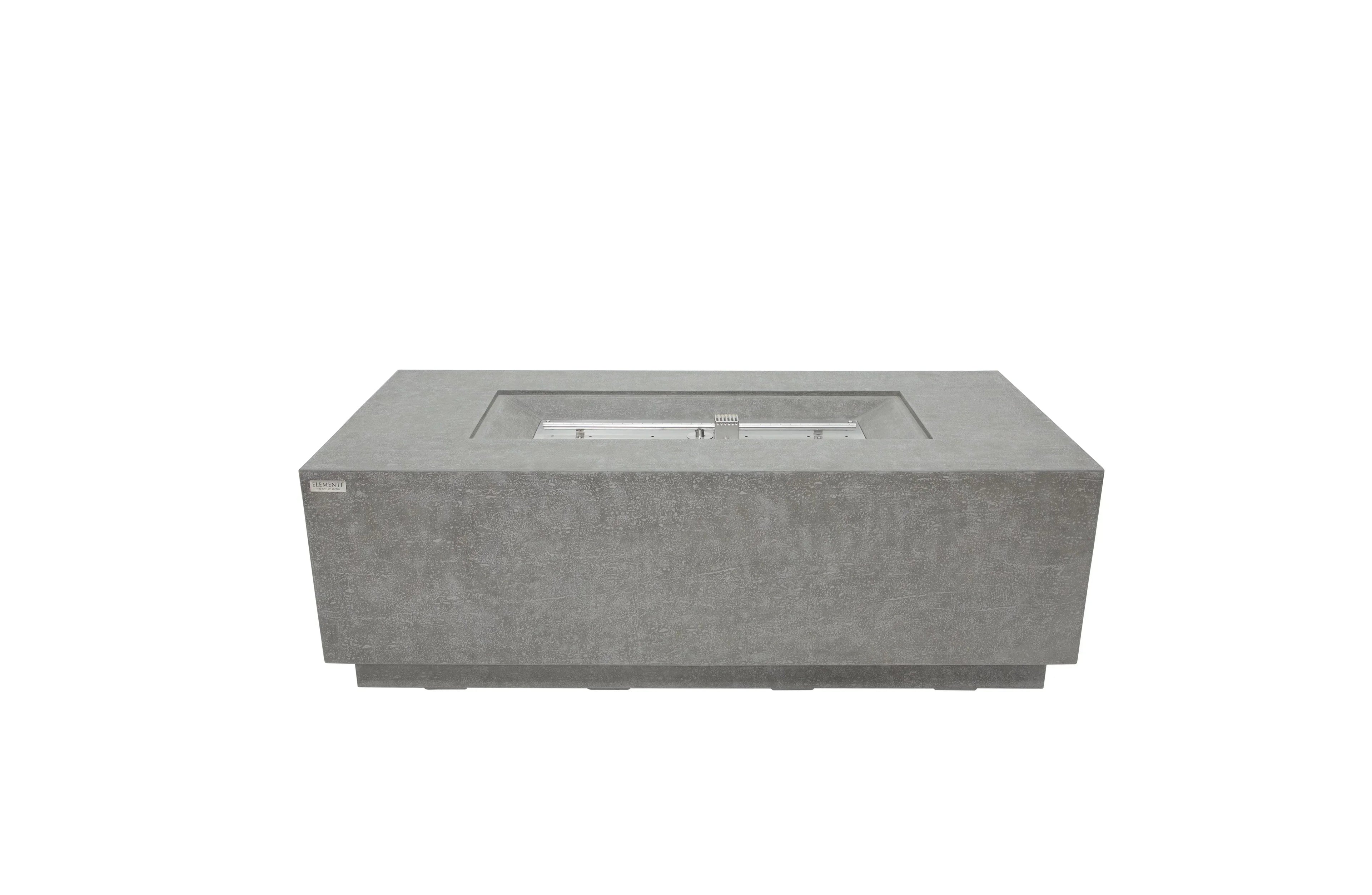 Elementi Andes Fire Table - Light Gray