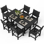 Corex HDPE Outdoor Dining Set, 6-Piece