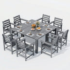Corex HDPE Classic Dining Set, 10-Piece