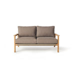 Monte Rio Loveseat with Natural Teak Frame