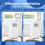 8000 BTU Portable Air Conditioner 3 in 1 AC Unit with Fan and Dehumidifier