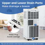 8000 BTU Portable Air Conditioner 3 in 1 AC Unit with Fan and Dehumidifier