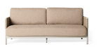 Saratoga Sofa in Dune Aluminum