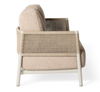 Saratoga Sofa in Dune Aluminum