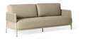 Saratoga Sofa in Dune Aluminum