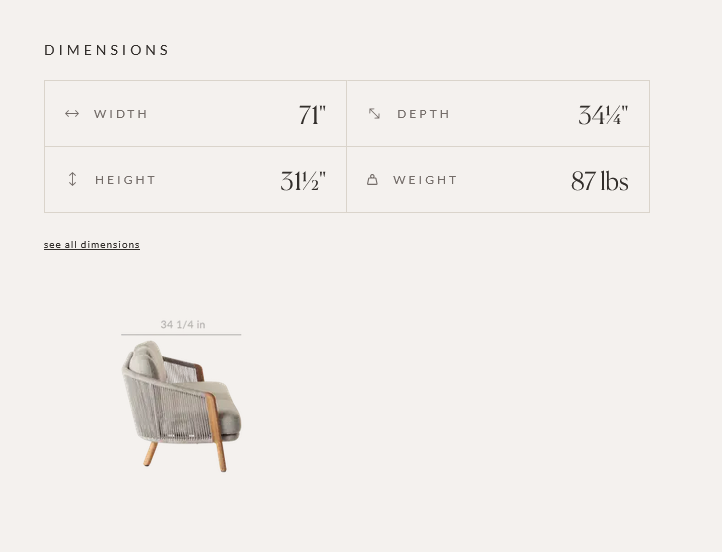 Avila Teak and Woven Rope Outdoor Loveseat
