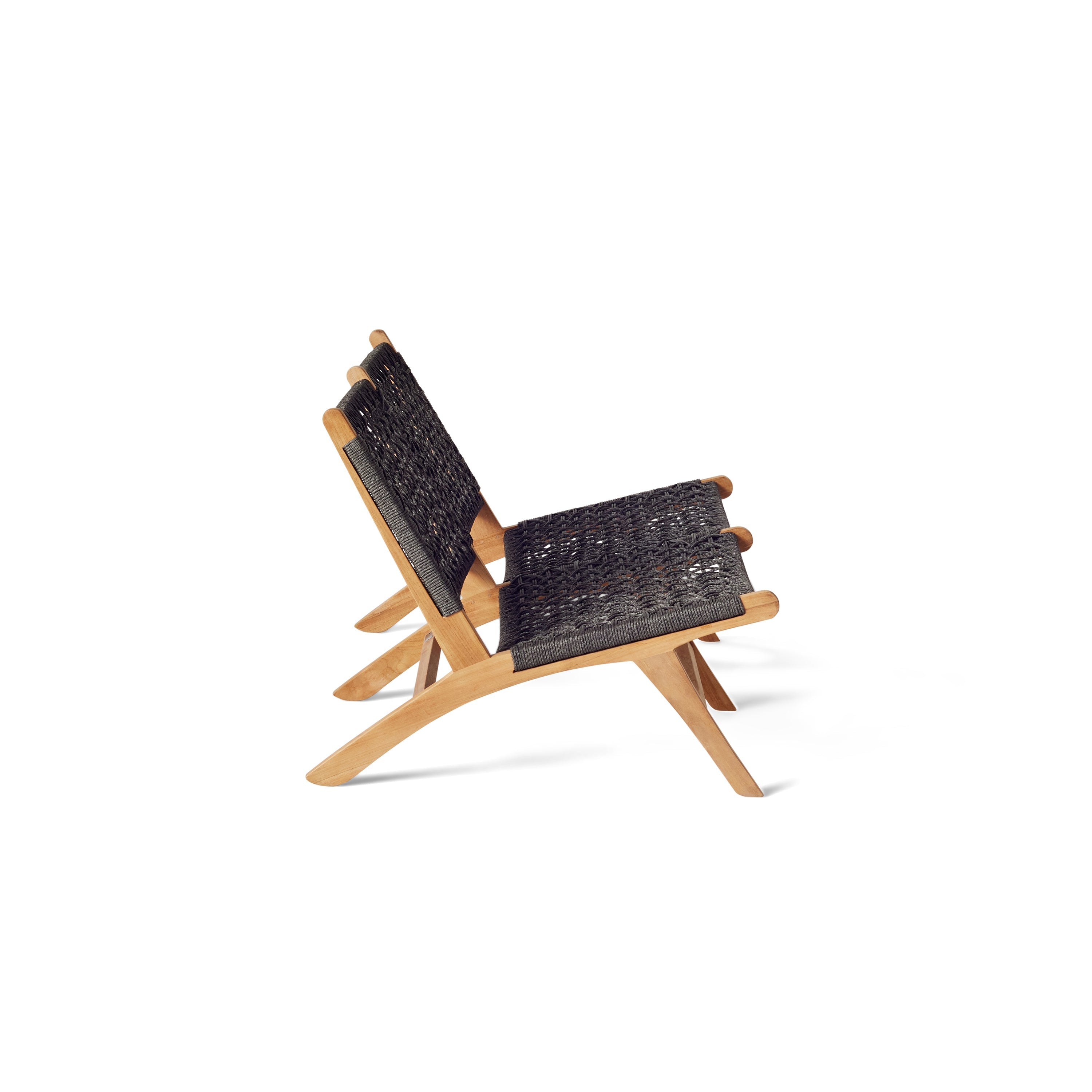 Solana Relaxing Loveseat with Teak Frame and All-Weather Rope