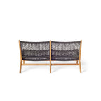 Solana Relaxing Loveseat with Teak Frame and All-Weather Rope