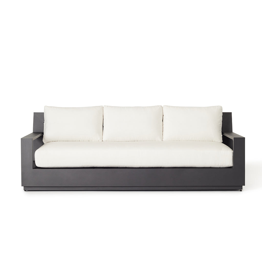 Terra Outdoor Living Sonora Sofa Charcoal Aluminum Outdoor Seating