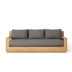 Terra Outdoor Living Sonora Teak Outdoor Sofa Natural Finish