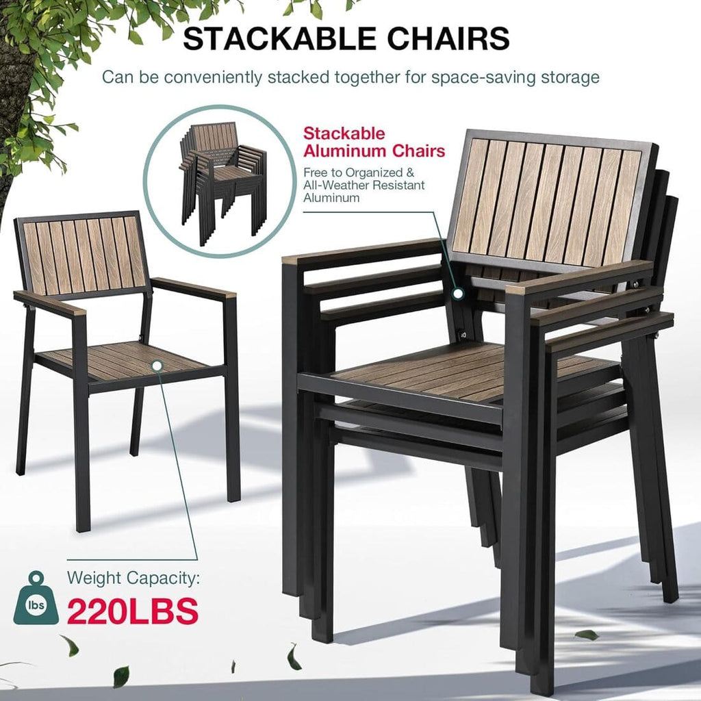 Grain Outdoor Dining Set, 8-Piece