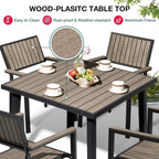 Grain Outdoor Dining Set, 8-Piece