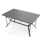 Lume Textilene Outdoor Dining Set, 7-Piece, Full Swivel
