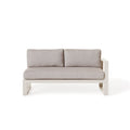 Belvedere Sectional Left Arm in Dune Aluminum