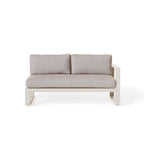 Belvedere Sectional Left Arm in Dune Aluminum