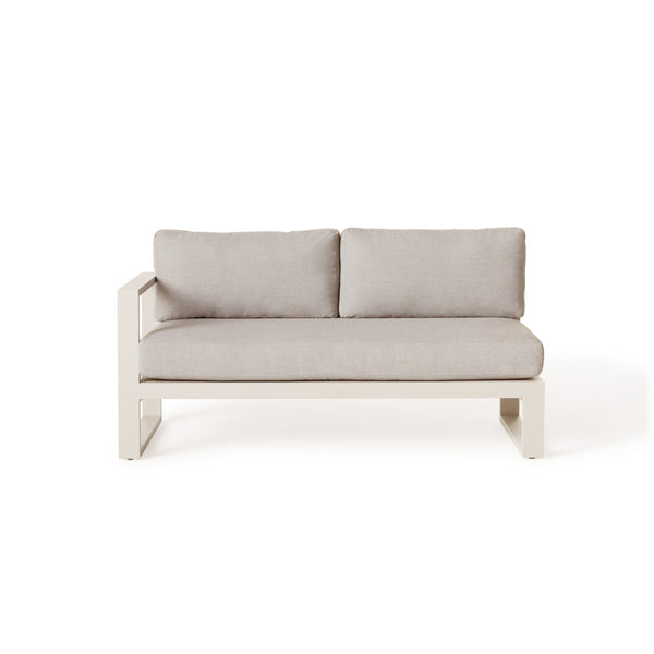 Belvedere Sectional Right Arm in Dune Aluminum