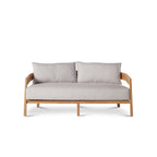 Cavallo Teak Loveseat Outdoor Furniture with Cushions