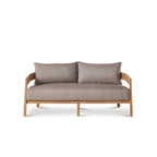 Cavallo Teak Loveseat Outdoor Furniture with Cushions