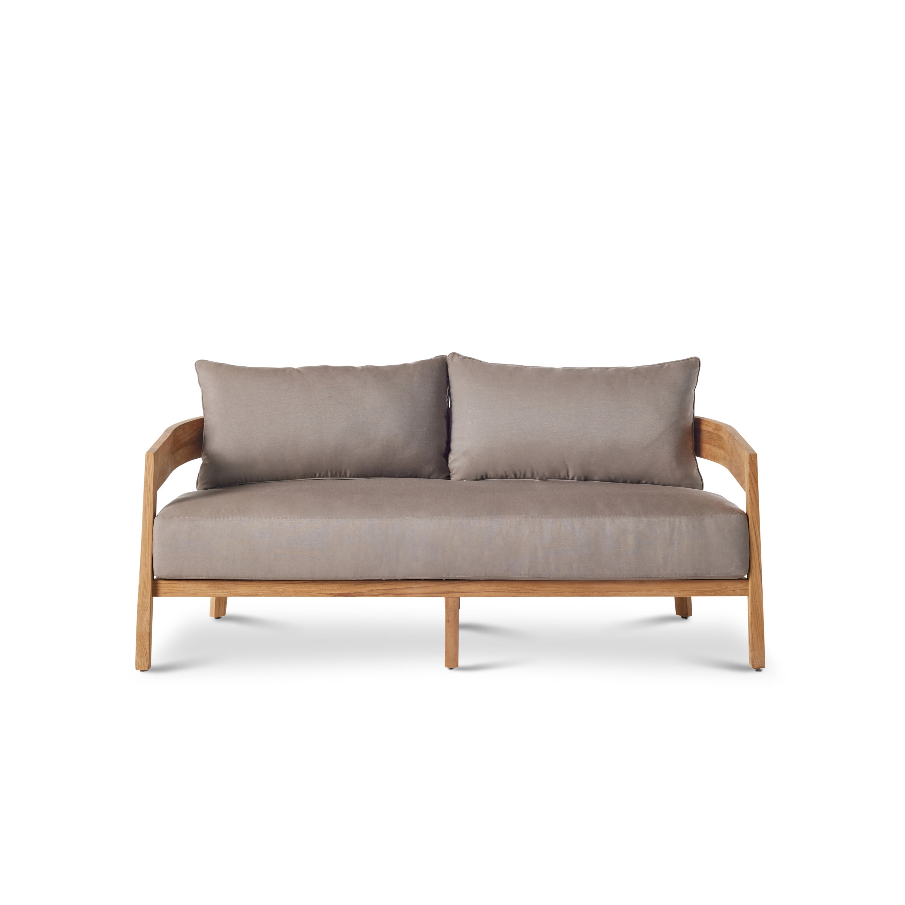 Cavallo Teak Loveseat Outdoor Furniture with Cushions