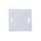 Elementi Plus Bianco 40" Marble Porcelain Fire Table - Bianco White