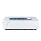 Elementi Plus Carrara Marble Pocelain Fire Table OFP121BW