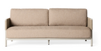 Saratoga Sofa in Dune Aluminum