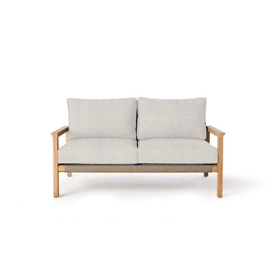 Monte Rio Loveseat with Natural Teak Frame