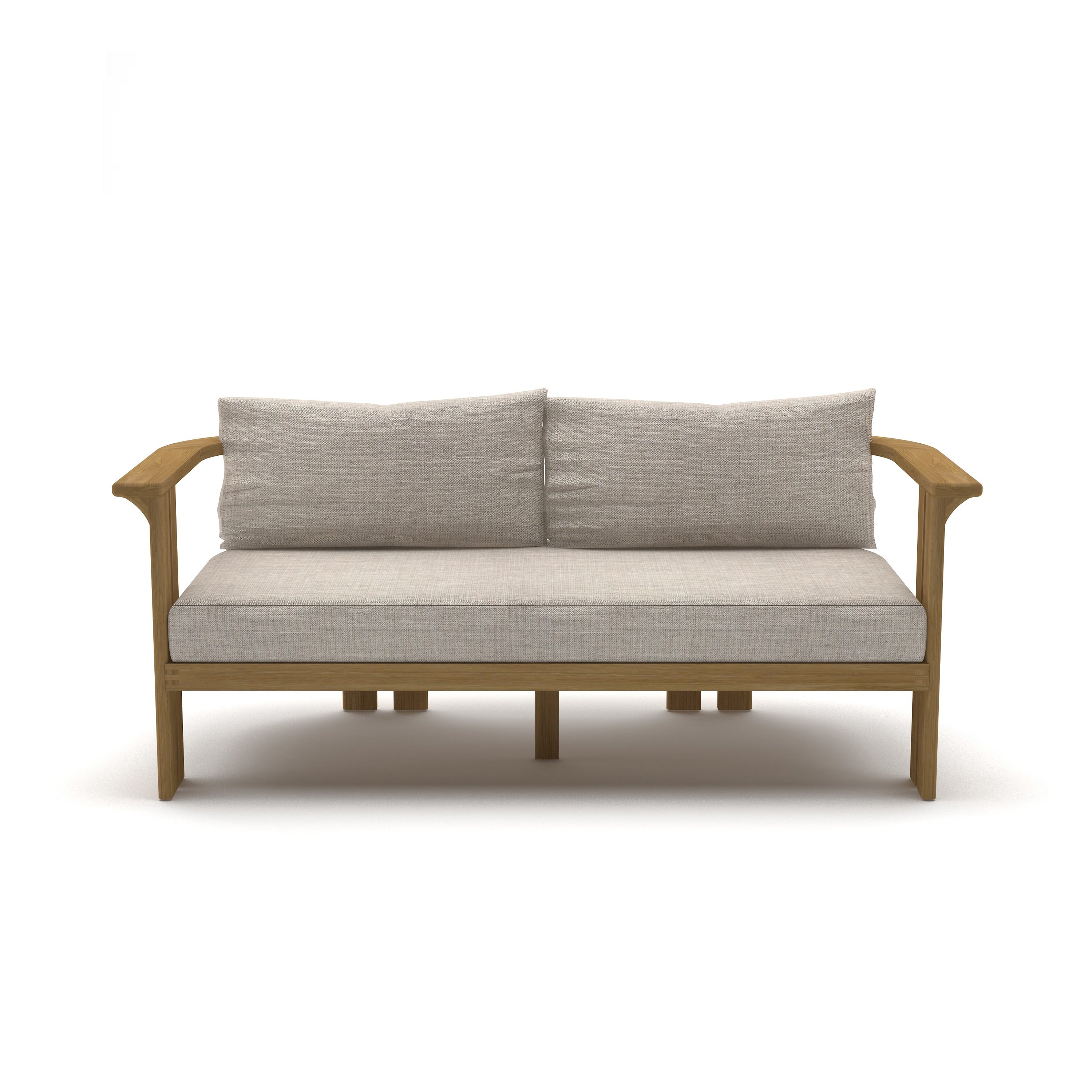 Ojai Teak Loveseat Outdoor Seating