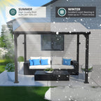Aera Hardtop Lean to Gazebo