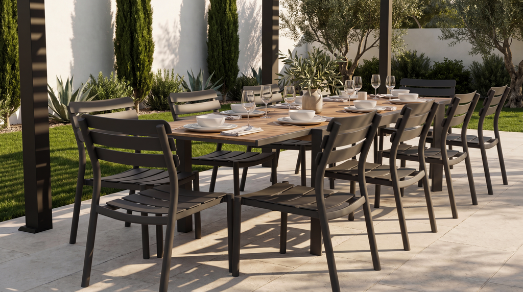 Outer Pergola 12' x 20' Adjustable Louvered Aluminum