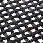 Presidio Aluminum Loveseat with Woven Rope in Charcoal