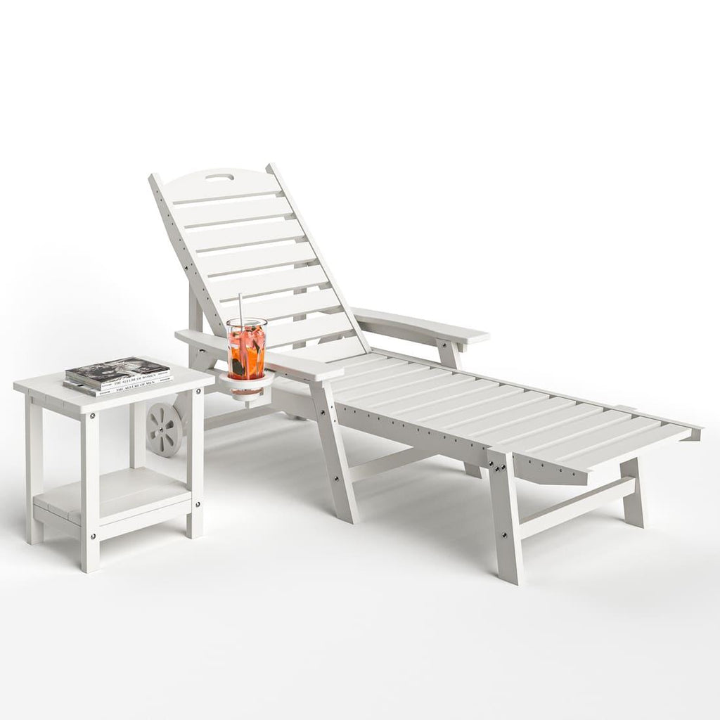 Corex HDPE Chaise Lounge Set