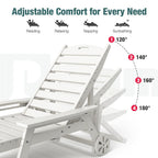 Corex HDPE Chaise Lounge Set