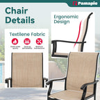 Lume Textilene Outdoor Dining Set, 5-Piece