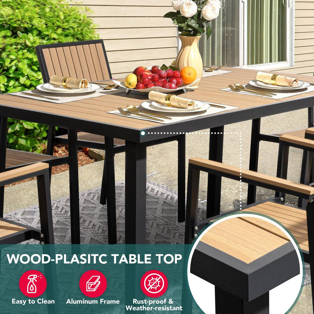 Grain Outdoor Dining Set, 8-Piece