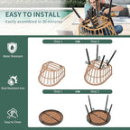 Grain Round Dining Set, 5-Piece