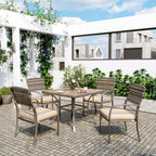 Weave Outdoor Dining Set, 5-Piece
