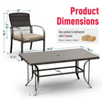 Weave Outdoor Dining Set, 7-Piece